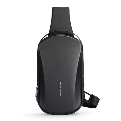 MarkRyden Ratio Arc Mini — Hard-Shell Waterproof Daily Crossbody Bag with USB Charging Port