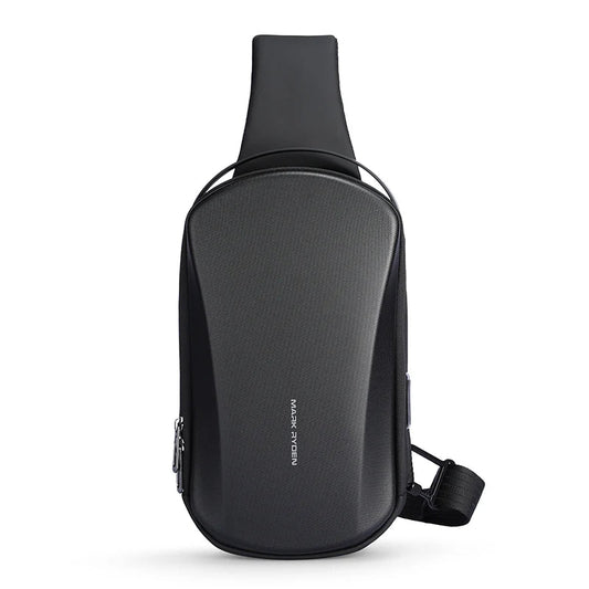 MarkRyden Ratio Arc Mini — Hard-Shell Waterproof Daily Crossbody Bag with USB Charging Port