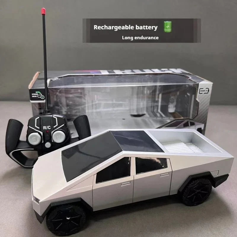 Tesla Pickup RC Car Model | Drop-Resistant Simulation Toy with Color Box for Kids & Christmas Gifts