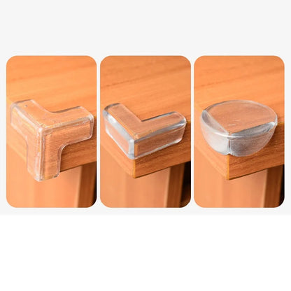 Children Baby Safety Silicone Protector - Table Corner Edge Protection Cover, Anticollision Edge Guards - Available in 4Pcs or 10PCS