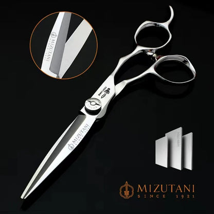 MIZUTANI Professional Hairdressing Scissors – 6.0 Inch VG10 Barber Scissors for Hair Cutting