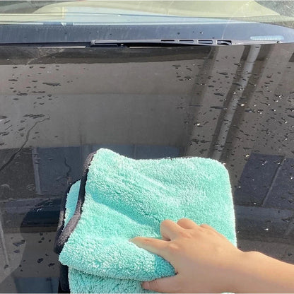 Portable 1200GSM Super Soft Microfiber Car Drying Towel – Ultra Absorbent Premium Wash Cloth