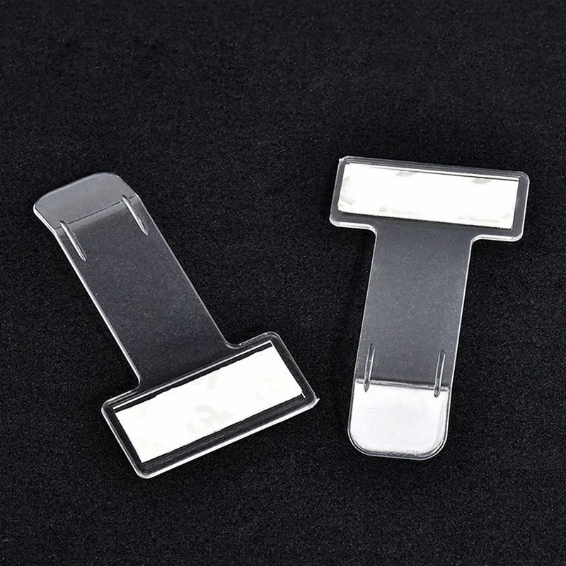 Universal Car Parking Ticket Clip | Windshield Sticker Holder | Organize Bills & Cards | Auto Interior Accessories - Pack of 2/5/10