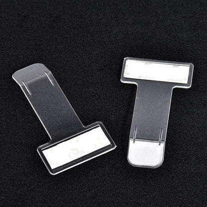 Universal Car Parking Ticket Clip | Windshield Sticker Holder | Organize Bills & Cards | Auto Interior Accessories - Pack of 2/5/10