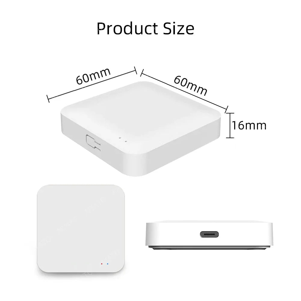 Tuya Bluetooth Gateway Hub - Smart Home Wireless Bridge for Automation, Remote Control via Smart Life APP, Alexa & Google Compatible
