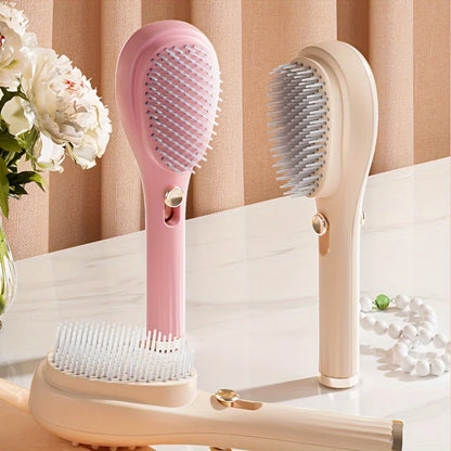 Magic Retractable Hair Comb – Anti-Static Scalp Massager & Detangling Brush for All Hair Types