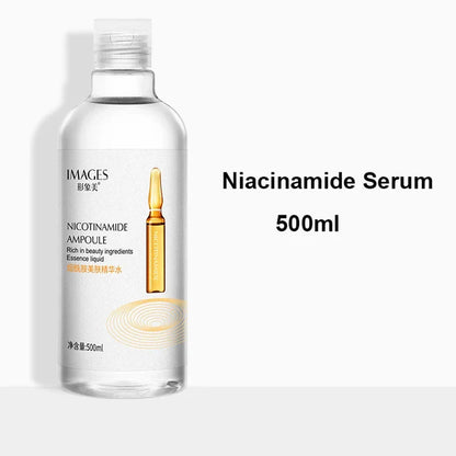 500ml Essence Water Toner — Niacinamide & Hyaluronic Acid for Moisturizing, Brightening, and Dry Skin Care
