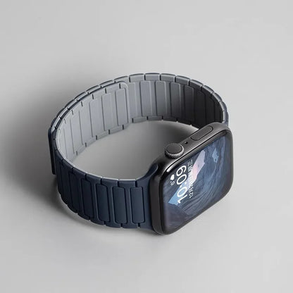 Magnetic Silicone Strap for Apple Watch — Fits Ultra 2 & Series 11–3 (40–49mm)