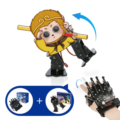 ACEBOTT Sensing Gloves Robot Car Kit - Gesture Control Smart Motion-Sensing Car for Arduino Learning & DIY Projects