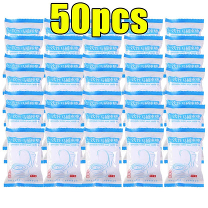 Disposable Waterproof Toilet Seat Covers – Non-Woven Fabric Seat Protectors for Travel, Hotels, Hospitals & Public Restrooms