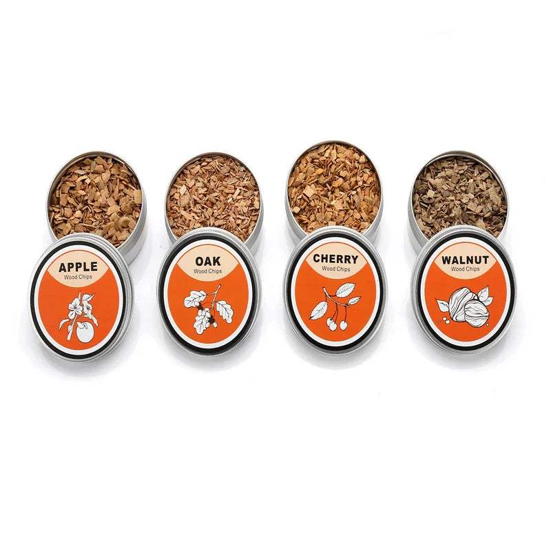 Cocktail Smoker Kit – Whiskey Smoking Set with 4 Wood Chips, Old Fashioned Drinks Accessories