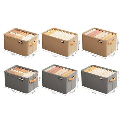 Thick Clothes Organizer Storage Box — Drawer Cabinet for Pants, Sweaters, Jeans, and Wardrobe Clothes
