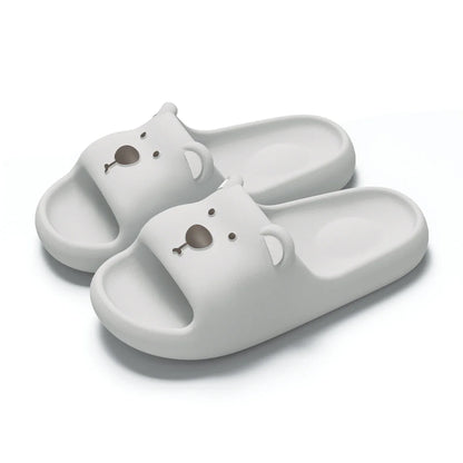 Pillow Rabbit Slippers for Women & Men – Comfy House Slides & Shower Sandals with Cushioned Thick Sole