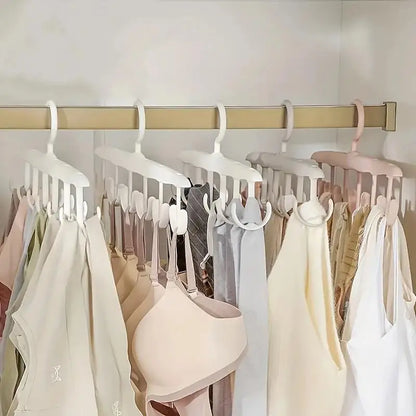 12-Hook Rotating Closet Hanger — Space-Saving Organizer for Ties, Belts, Underwear & Skirts