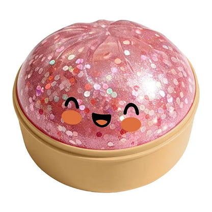 Realistic Giant Dumpling Squishy Toy – Soft TPR Bamboo Steamer Fidget Stress Relief & Creative Gift