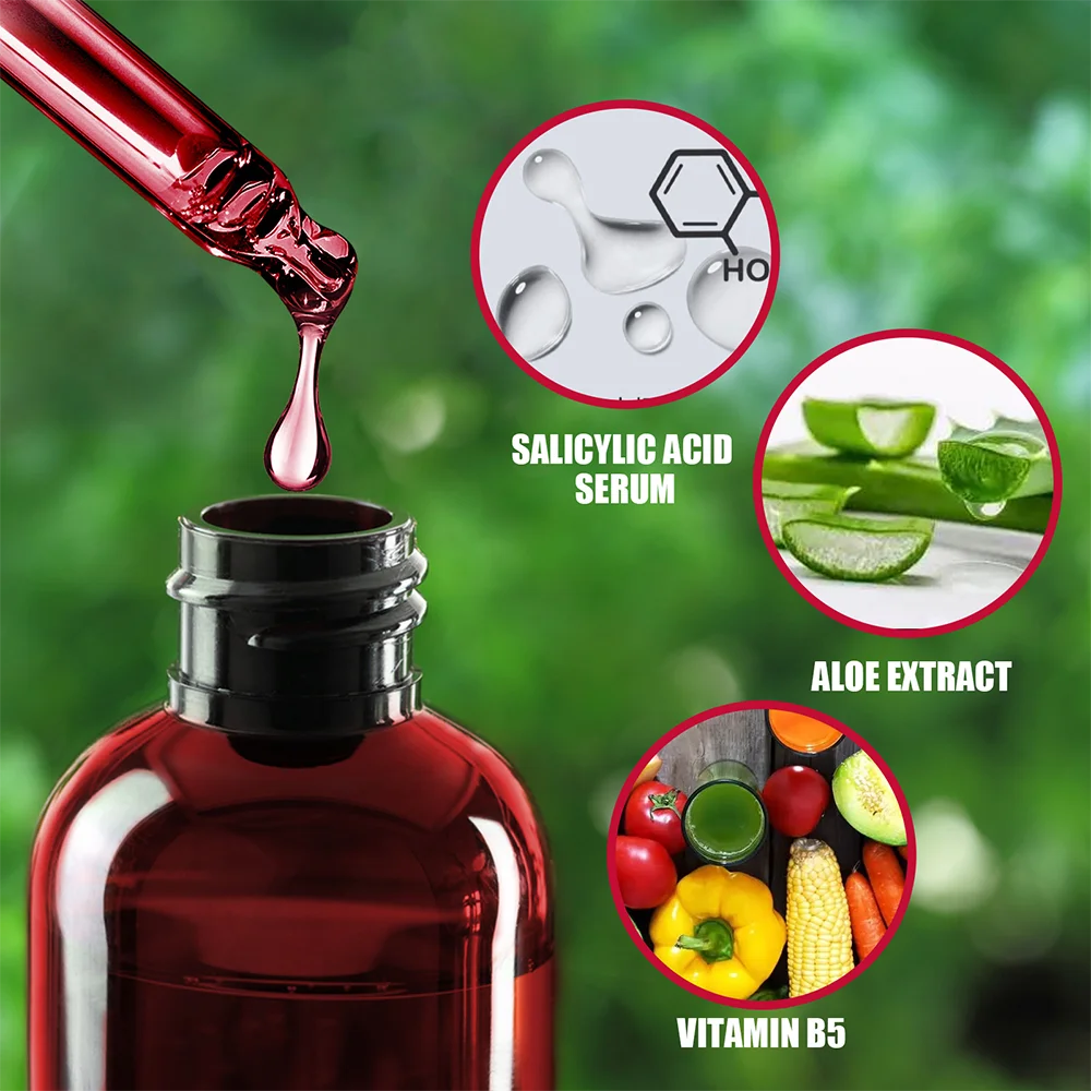 AHA 30% + BHA 2% Exfoliating Face Serum — Salicylic Acid Pore Shrink, Moisturizing & Oil Control Skin Care Essence