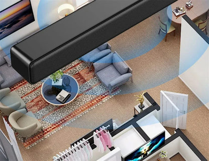 Original Bluetooth Soundbar Subwoofer - Wireless TV & Computer Speaker for Home Theater Music