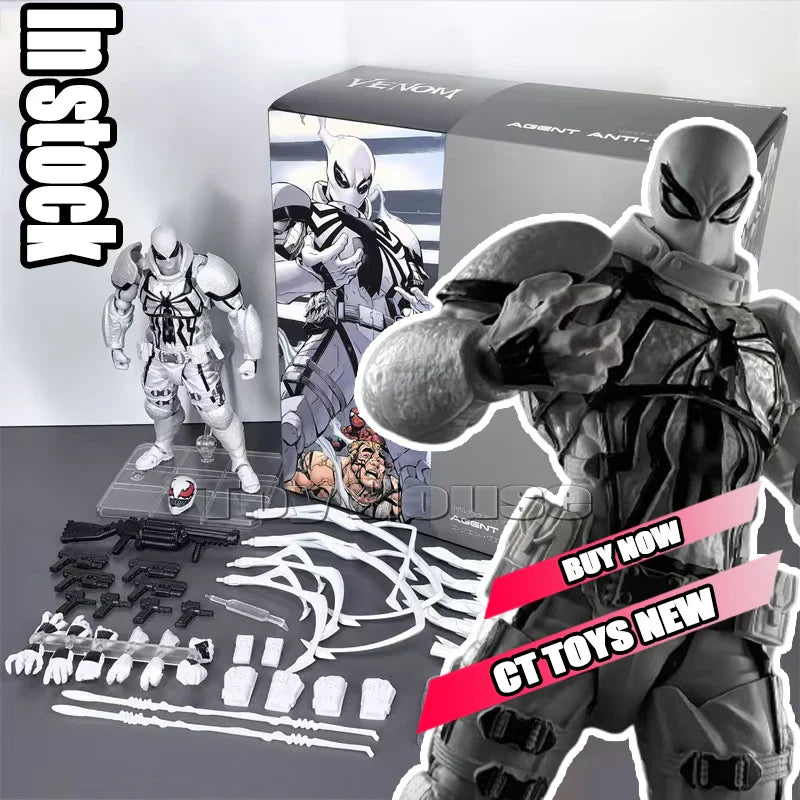 Ct Toys Spiderman Mafex 143 Ben Reilly Comic Version – The Amazing Spider-Man Anime Action Figure, Collectible Toy Gift