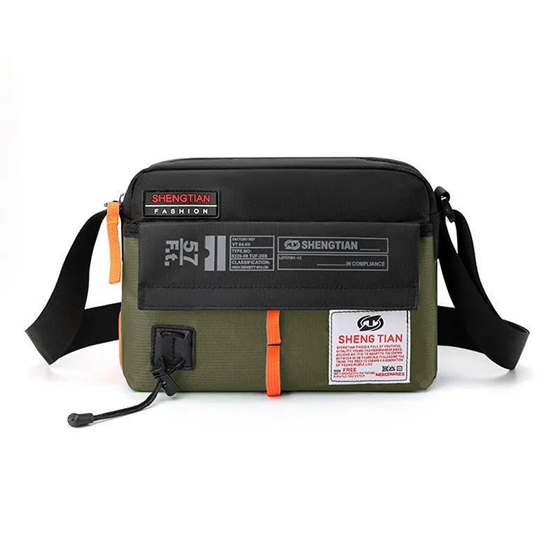 Men’s Waterproof Oxford Crossbody Messenger Bag – Fashion Business Shoulder Bag for Travel & Daily Use