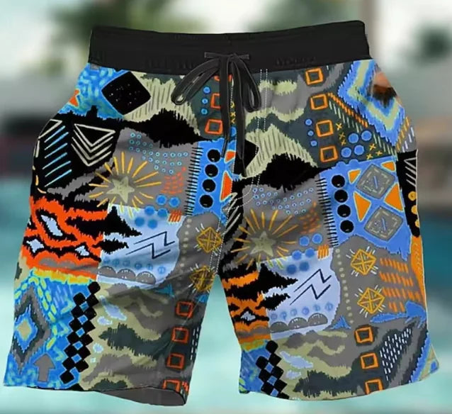 3D Anime Board Shorts - Quick-Dry Unisex Beach & Swimming Shorts for Men and Women