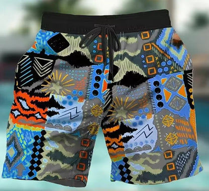 3D Anime Board Shorts - Quick-Dry Unisex Beach & Swimming Shorts for Men and Women