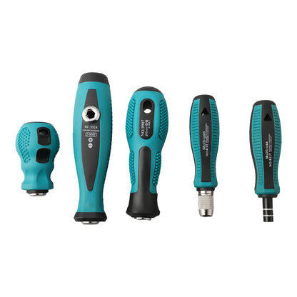 Multi-Purpose Screwdriver Bit Handle with 4mm, 5mm & 6.35mm Hex Adapter