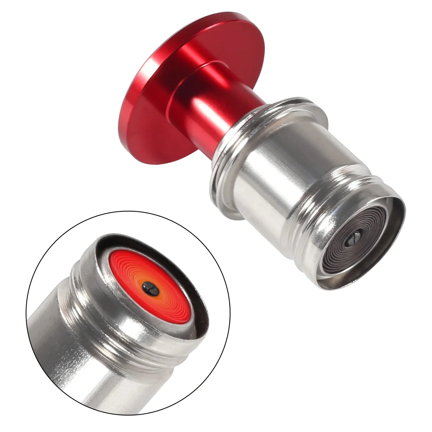 Fire Missiles Button Car Cigarette Lighter – Anodized Aluminum 12V Replacement for Most Vehicles