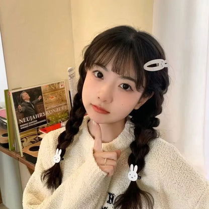 Kawaii Miffy Hairpin – Cute Duck-Billed Side Hair Clip, Versatile Hair Fashion Gift for Girls & Children
