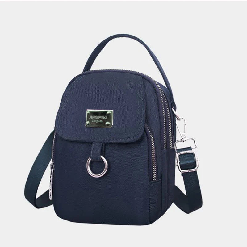 Women’s Mini Multi-Color Crossbody Bag – Compact Shoulder Bag for Daily Casual Outings, Campus, and Commute