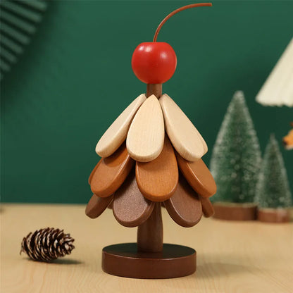 Tree Shape Solid Wood Insulation Mat – Anti-Scalding Pot Mat for Dining Table, Creative Festival Gift & Home Decor