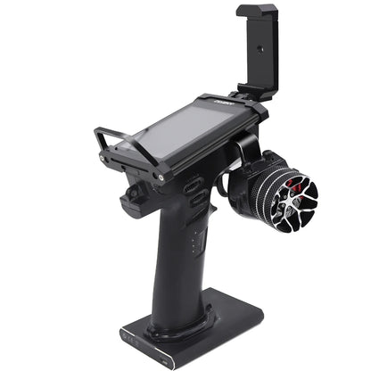 Aluminum Protector Frame Bracket with Phone Mount Holder for Flysky Noble NB4 Pro, NB4 Lite, NB4+ Radio Transmitter   2/2
