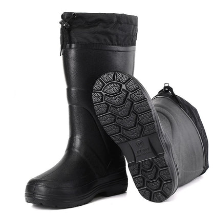 2025 Men’s High-Quality EVA Rain Boots – Non-Slip, Waterproof Winter Snow & Work Shoes with Platform