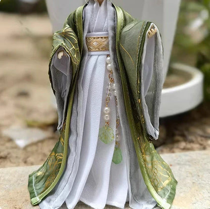 1/6 Scale Classic Ancient Style Immortal Hero Doll Outfit – Elegant Traditional Scholar Hanfu for 12-Inch Male Action Figures