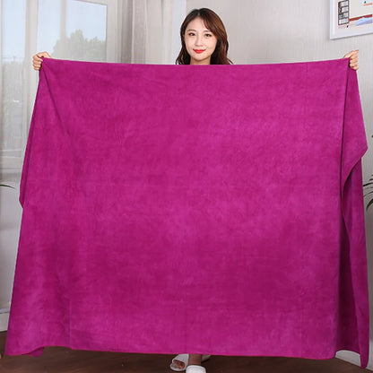 Extra Large Microfiber Bath Towel – Super Absorbent, Quick-Drying Soft Towel for Hotel, Spa, Sauna & Sports