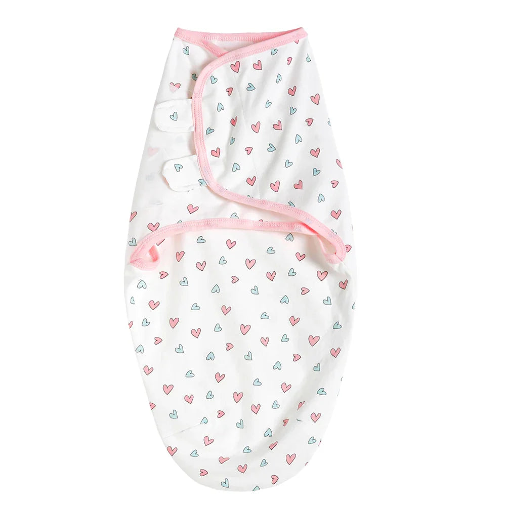 100% Cotton Newborn Swaddle Sleep Sack – Thick Infant Baby Wrap Cocoon Diaper Bag (INSULAR Summer)