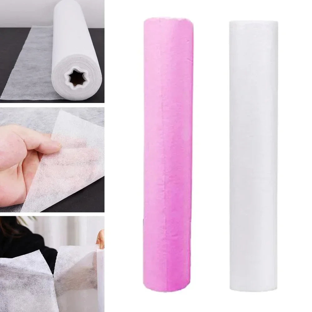 50 pcs Disposable Spa Massage Bed Sheets — Non-Woven Salon Mattress & Headrest Covers