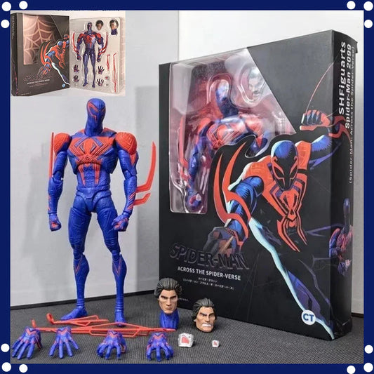 CT Spider-Man 2099 S.H.Figuarts – Across the Spider-Verse Part One Anime Action Figure Model Toy Gift