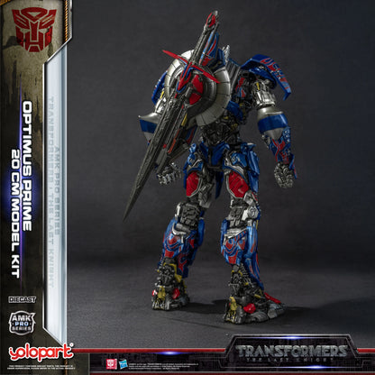 YOLOPARK Transformers Model – The Last Knight AMK PRO 20cm Optimus Prime Action Figure Toy for Boys & Men