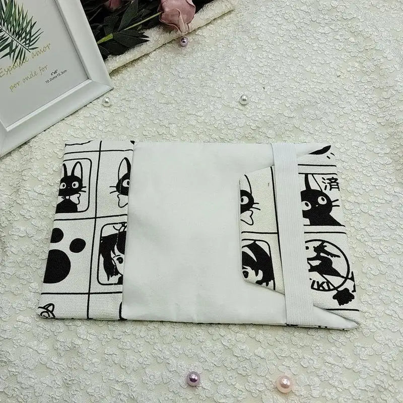 Handmade Fabric Lace Book Jacket — A5/A6/Weeks/Square Diary Protective Cover