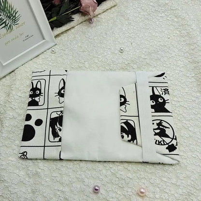 Handmade Fabric Lace Book Jacket — A5/A6/Weeks/Square Diary Protective Cover