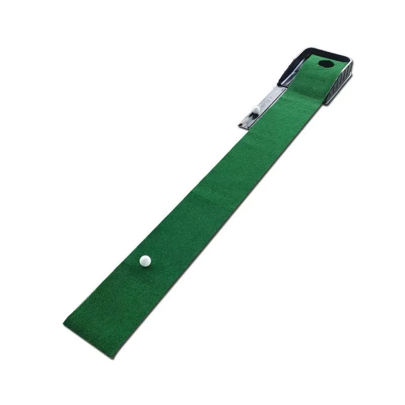 Golf Putting Practice Mat – Realistic Home Training to Improve Stroke and Lower Scores
