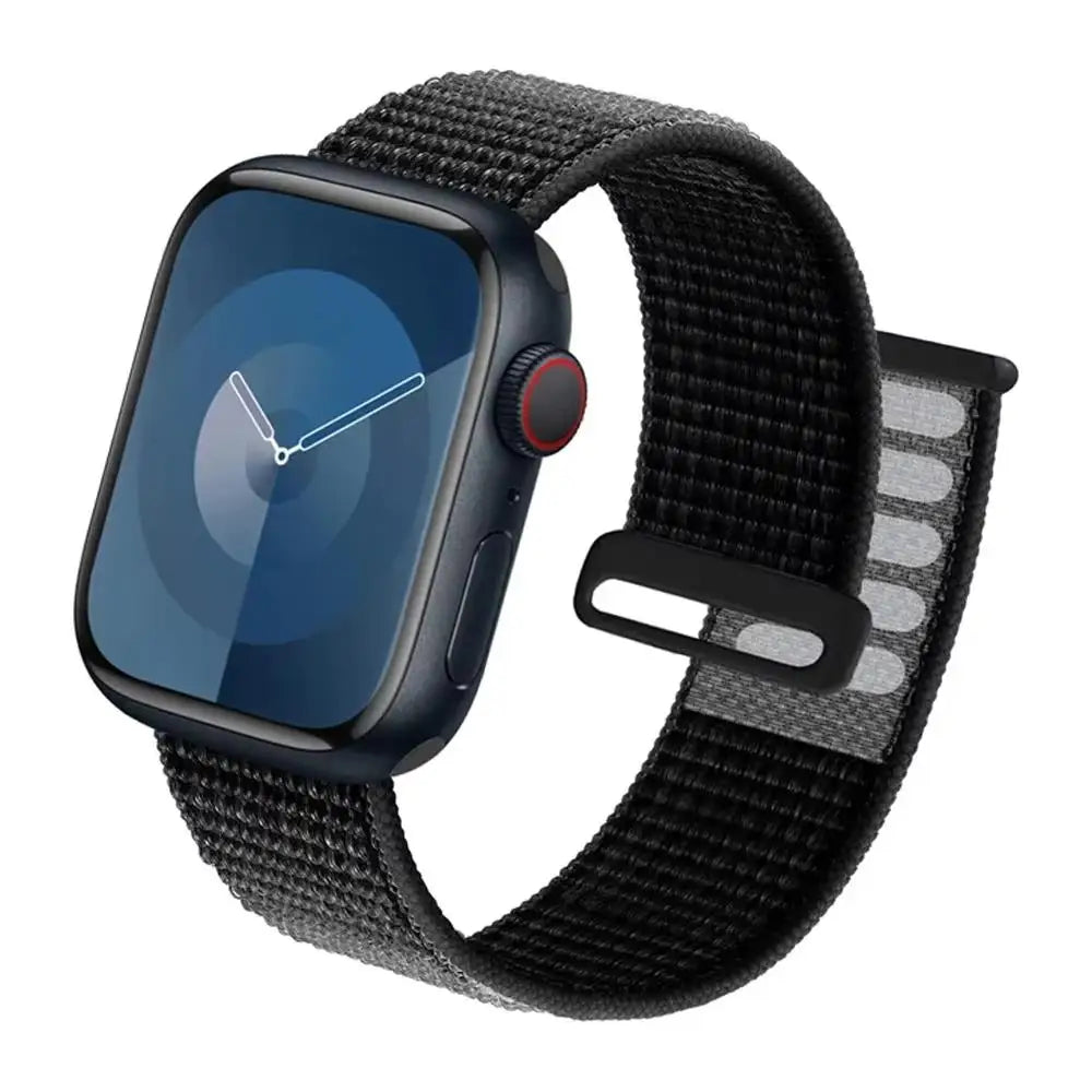 Sport Loop Strap for Apple Watch Band 40mm–49mm – Compatible with Series 3–10, SE & Ultra Adjustable Bracelet