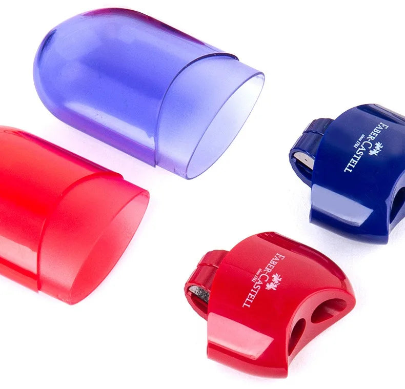 Double & Single Hole Transparent Pencil Sharpener – Creative Pen Knife for Kids & Students, School Supplies