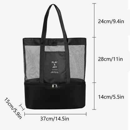 Multi-Functional Waterproof Bento Bag - Swimming, Travel Storage, Beach Bag, Insulated Double-Layer Picnic Ice Bag