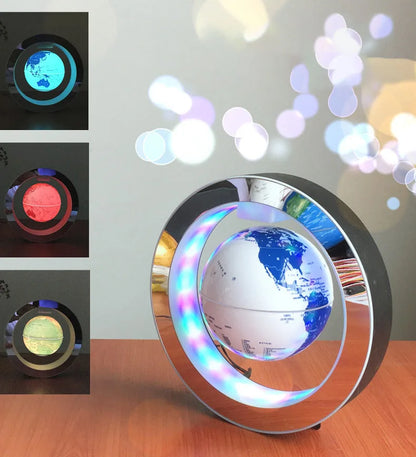 Magnetic Levitation Globe – 4" & 6" Desk Decoration for Office & Living Room, Perfect for Birthday & New Year Gifts