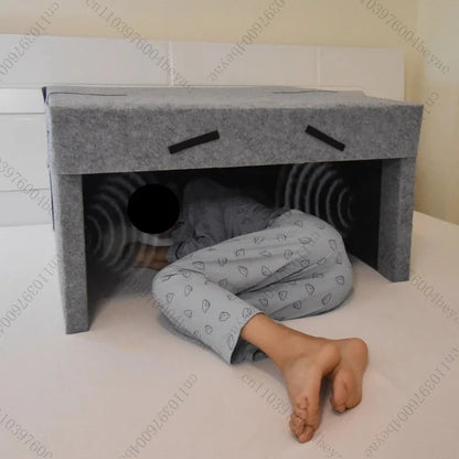 Windshield Soundproof Sleep Tent - Blackout Cover for Low-Frequency Noise Reduction & Restful Sleep