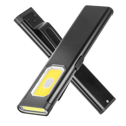 Rechargeable 550LM LED Keychain Flashlight — Mini Pocket Torch Lantern with Magnet for Emergency & Work