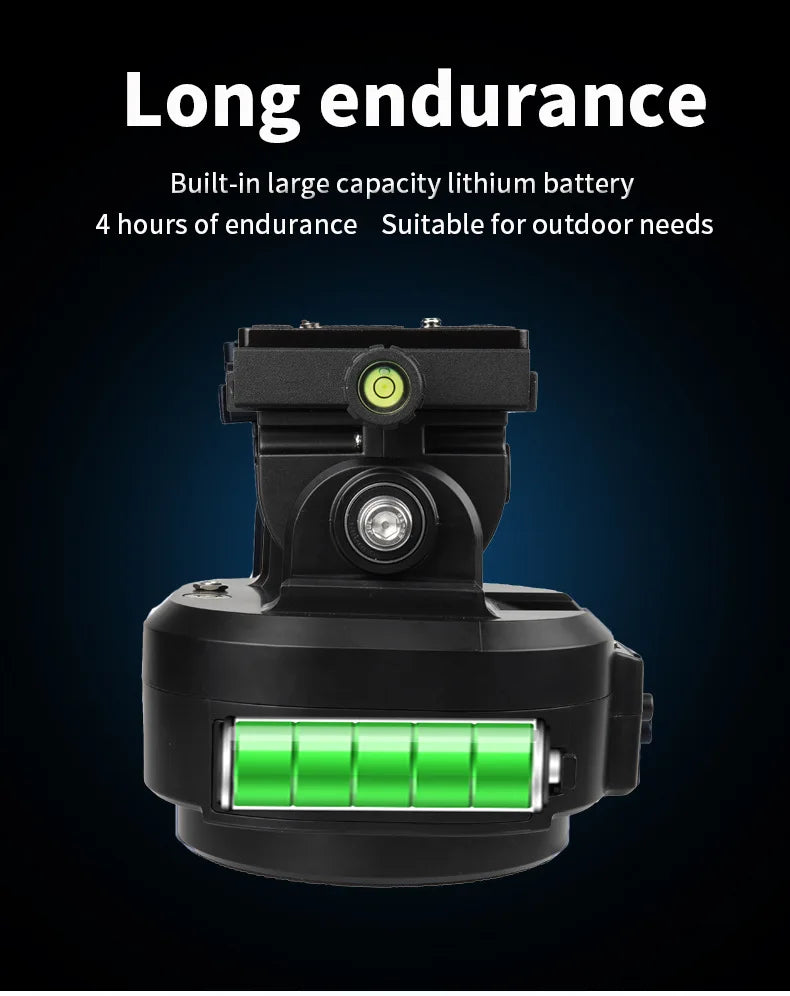 Thermal Imaging Camera Automatic Bracket - Remote Panning, Animal Observation, 2kg Load Capacity, Face Following Head Stabilizer