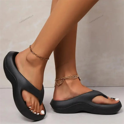 Women’s Stylish EVA Flip Flops – Soft Anti-Slip Anti-Odor Beach Sandals for Summer Casual & Outdoor Wear