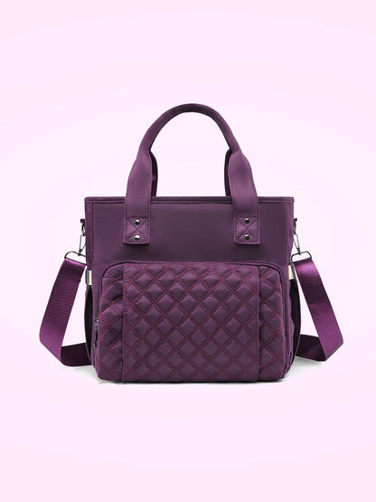 Extra Large Fashion Lunch Bag – Hot-Pressed Waterproof Leak-Proof Travel, Picnic & Mommy Storage Bag